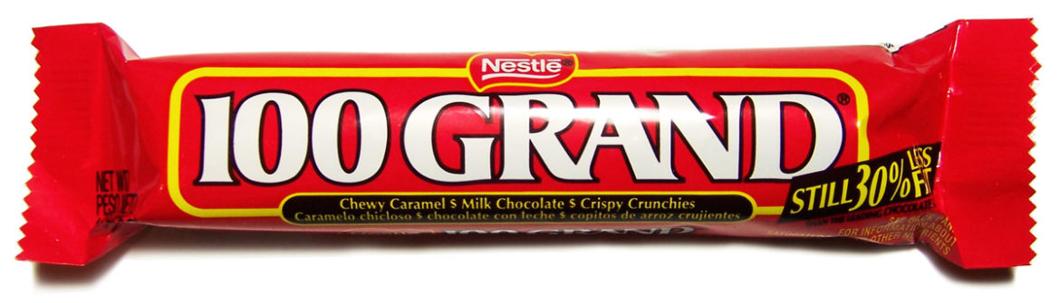 100 Grand – Chewy, Crispy, and Tasty