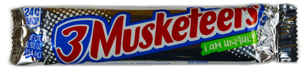 3 Musketeers – Chewy, Sweet, and Tasty
