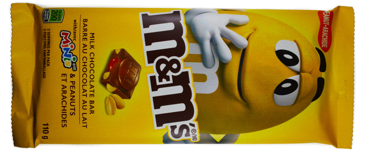 M&M’s Milk Chocolate Bar with Minis & Peanuts – Stop Being Stingy with the Peanuts