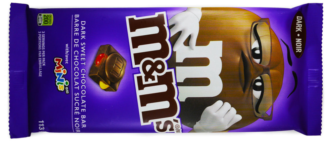 M&M’s Dark Sweet Chocolate Bar with Minis – Surprisingly Addictive