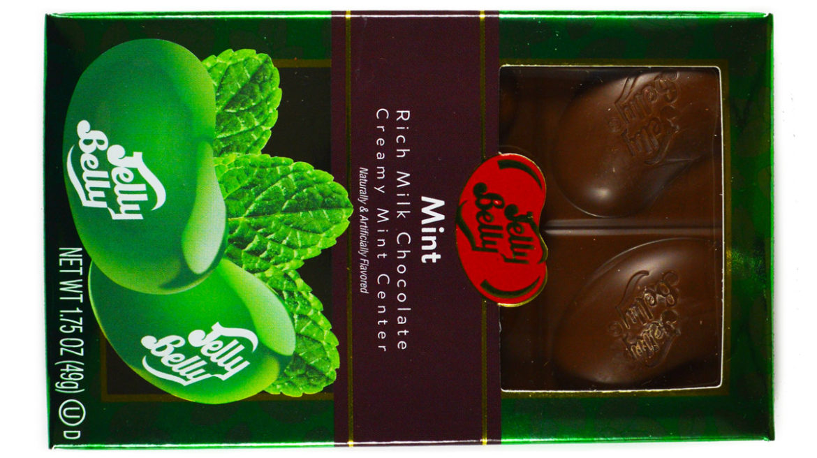Jelly Belly Mint Filled Chocolate Bar – Shockingly Good