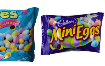 Mini Eggs vs. Eggies vs. M&M's Eggs